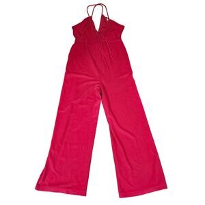 Daily Practice SzSm Kit Kat Red/Orange Jumpsuit  StylishVacation. Relaxing Beach